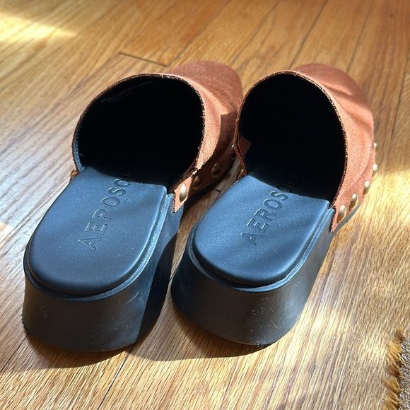 Aerosoles Faye clog in gingerbread suede - Picture 6 of 6